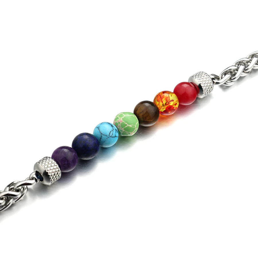 7 Aligned Chakras Bracelet; Chakra healing bracelet; Energy balancing jewelry; 7 chakras alignment; Spiritual chakra bracelet; Healing stone bracelet; Chakra energy bracelet; Natural stone chakra bracelet; Chakra alignment jewelry; Holistic healing bracelet; Bracelet for spiritual balance; Chakra harmony bracelet; Energy flow bracelet; Chakra stones jewelry;