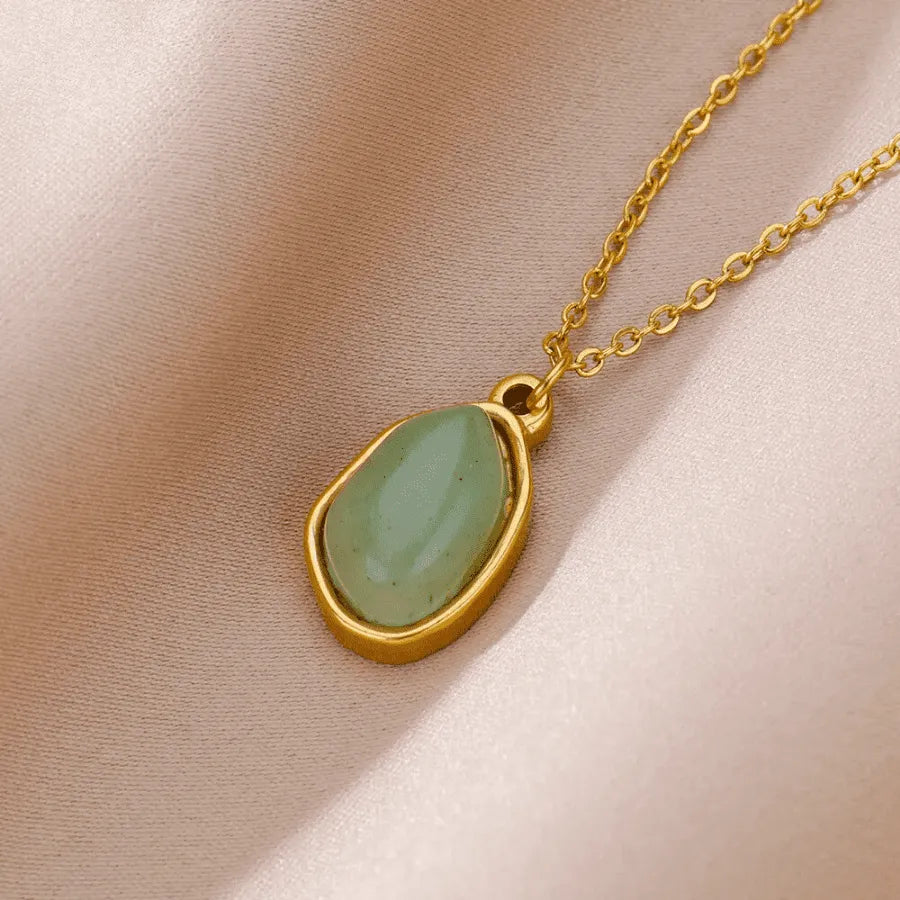 Celestial chain necklace; Natural stone pendant; Starry serenade jewelry; Unique celestial necklace; Handmade natural stone jewelry; Bohemian celestial chain; Elegant pendant necklace; Cosmic inspired necklace; Natural gemstone jewelry; Celestial theme jewelry; Moon and stars necklace; Mystical pendant; Spiritual jewelry; Nature-inspired necklace;
