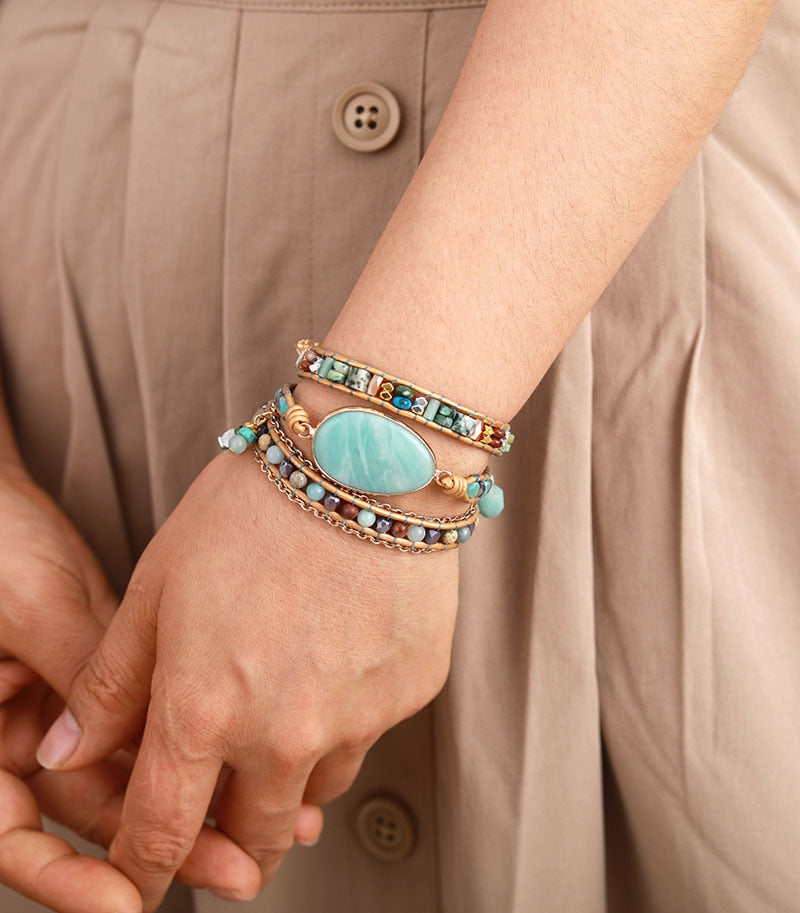 Equilibrium amazonite bracelet; Natural amazonite jewelry; Amazonite healing bracelet; Genuine amazonite gemstone; Spiritual jewelry for balance; Amazonite bracelet for harmony; Natural gemstone bracelet; Handcrafted amazonite jewelry; Amazonite crystal bracelet; Amazonite bracelet for communication; Authentic amazonite bracelet; Unique equilibrium jewelry; Gift for peace seekers; Amazonite for emotional healing; Artisan amazonite bracelet; Natural amazonite for clarity; Amazonite bracelet for self-expressi