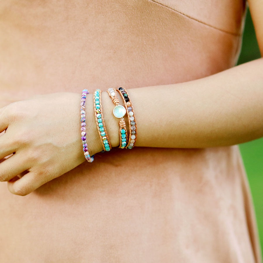 Natural opal bracelet; Calm Spirit jewelry; Opal healing bracelet; Natural gemstone bracelet; Spiritual jewelry for calmness; Opal stone bracelet; Genuine opal gemstone; Opal bracelet for balance; Calming energy jewelry; Opal crystal bracelet; Natural opal for tranquility; Handmade opal bracelet; Opal bracelet for meditation; Crystal healing opal; Natural opal for spiritual growth; Unique gemstone bracelet; Gift for spiritual seekers; Artisan opal jewelry; Birthstone opal bracelet; Healing gemstone bracelet