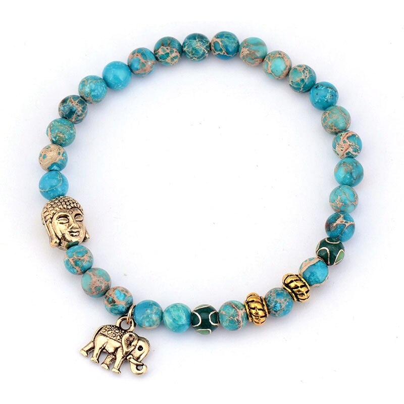 Buddhist bracelet; Natural stones bracelet; Handcrafted spiritual jewelry; Unique meditation accessory; Artisan-crafted bracelet; Ethically sourced natural stones; Bracelet for mindfulness; Gift for meditation practitioners; Healing energy bracelet; Calming meditation accessory; Bracelet for intention setting; Beautiful beaded bracelet; Unique spiritual gift; Bracelet for balance and harmony; Natural stones for grounding; Stylish and meaningful jewelry;