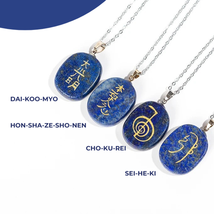 Reiki symbols necklace; Lapis lazuli pendant; Natural stone jewelry; Reiki healing necklace; Lapis lazuli energy stone; Spiritual protection necklace; Chakra balancing jewelry; Reiki amulet necklace; Handmade lapis lazuli necklace; Healing crystal pendant; Energy flow necklace; Lapis lazuli charm; Reiki power necklace; Meditation necklace with symbols;