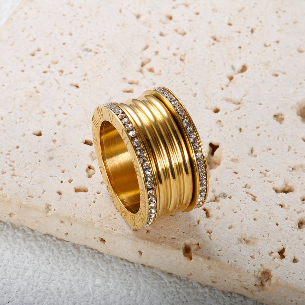 Imperial luxury ring; 18K gold plated ring; Luxury gold ring; Imperial gold ring; High-end gold jewelry; 18K gold imperial ring; Gold plated luxury ring; Premium gold plated ring; Elegant gold ring; 18K imperial luxury ring; Gold plated statement ring; Imperial design gold ring; Royal gold plated ring; 18K gold plated luxury accessory; Sophisticated gold plated ring;
