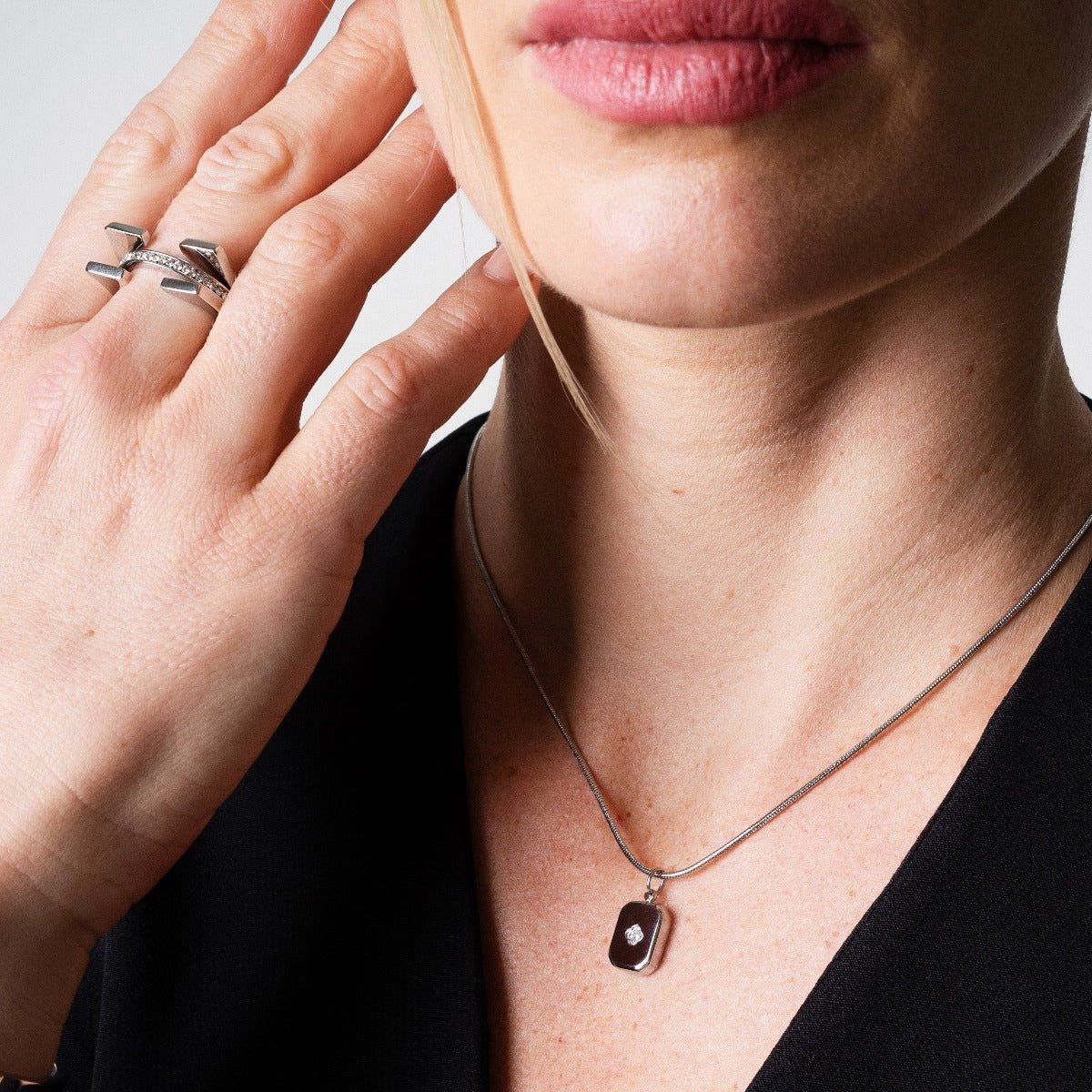 Silver truth ring; embodies honesty and integrity; minimalist design for everyday wear; handcrafted with care and precision; symbolizes strength and personal growth; ideal for those who value authenticity; perfect gift for loved ones; complements any jewelry collection; versatile piece for stacking or solo wear; made with high-quality silver; timeless and elegant accessory; suitable for any occasion; a statement piece with a powerful message; great for layering with other rings;
