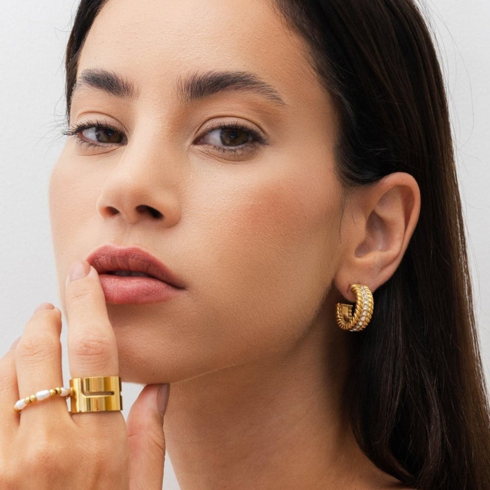 gold-plated earrings; elegant gold-plated earrings; handcrafted gold-plated earrings; gold jewellery; gold hoop earrings; artisanal gold-plated earrings; classic gold-plated earrings; chic gold-plated earrings; designer gold-plated earrings; minimalist gold-plated earrings; gold drop earrings; high-quality gold-plated earrings; fashionable gold-plated earrings; gold-plated stud earrings; stylish gold-plated earrings; premium gold-plated earrings; luxurious gold-plated earrings; exquisite gold-plated earring