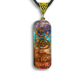 Orgonite Energy Flow Necklace - 7 Chakras Amulet | Saint Lazuli