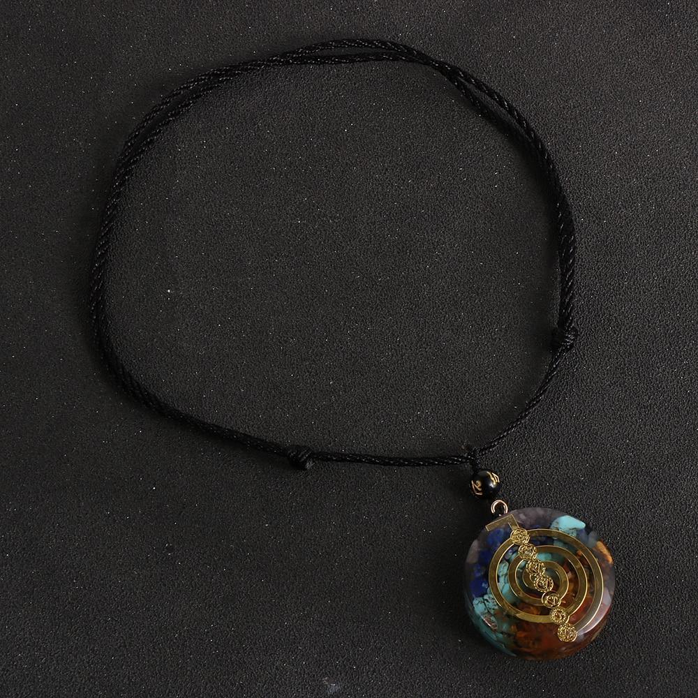 Reiki healing pendant; Cho Ku Rei energy transmuter; Orgonite 7 Chakras amulet; Spiritual energy protection; Chakra balancing necklace; Energy transmuting pendant; Reiki power symbol jewelry; Holistic healing amulet; Orgonite chakra harmonizer; Positive energy generator; Spiritual wellness accessory; Protective orgone energy pendant; Chakra alignment pendant;