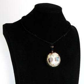 Tree of Life orgonite necklace; Handcrafted spiritual jewelry; Unique design symbolizing growth and connection; Artisan-crafted accessory; Ethically sourced materials; Gift for nature lovers and spiritual seekers; Stylish and meaningful for everyday wear; Durable and fashionable; Beautifully detailed Tree of Life symbol; Necklace for enhancing positive energy and protection; Natural elements for emotional healing and balance; Lightweight and comfortable;
