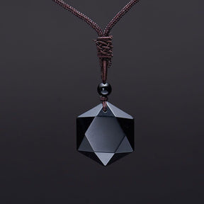 Hexagonal necklace; Black obsidian pendant; Natural stone necklace; Obsidian healing jewelry; Hexagon black obsidian necklace; Protection necklace black obsidian; Stylish hexagonal gemstone; Elegant obsidian necklace; Black obsidian energy stone; Crystal hexagon pendant; Spiritual protection jewelry; Obsidian crystal necklace; Hexagonal gemstone pendant; Black stone necklace; Obsidian charm necklace; Healing stone jewelry;