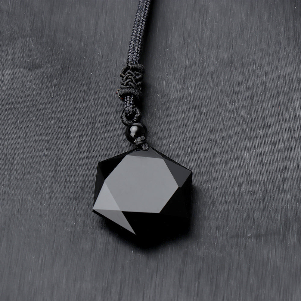 Hexagonal necklace; Black obsidian pendant; Natural stone necklace; Obsidian healing jewelry; Hexagon black obsidian necklace; Protection necklace black obsidian; Stylish hexagonal gemstone; Elegant obsidian necklace; Black obsidian energy stone; Crystal hexagon pendant; Spiritual protection jewelry; Obsidian crystal necklace; Hexagonal gemstone pendant; Black stone necklace; Obsidian charm necklace; Healing stone jewelry;