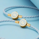 Zodiac bracelets; Moonlight bracelet; Handcrafted gemstone jewelry; Unique design inspired by lunar phases; Artisan-crafted accessory; Ethically sourced materials; Gift for astrology enthusiasts; Stylish and symbolic for everyday wear; Durable and fashionable; Beautifully designed with moonlight motifs; Unique spiritual gift; Bracelet for enhancing intuition and connection to the cosmos; Natural stones for emotional balance and celestial alignment;