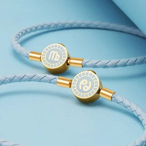 Zodiac bracelets; Moonlight bracelet; Handcrafted gemstone jewelry; Unique design inspired by lunar phases; Artisan-crafted accessory; Ethically sourced materials; Gift for astrology enthusiasts; Stylish and symbolic for everyday wear; Durable and fashionable; Beautifully designed with moonlight motifs; Unique spiritual gift; Bracelet for enhancing intuition and connection to the cosmos; Natural stones for emotional balance and celestial alignment;