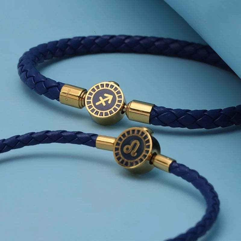 Zodiac bracelets; Moonlight bracelet; Handcrafted gemstone jewelry; Unique design inspired by lunar phases; Artisan-crafted accessory; Ethically sourced materials; Gift for astrology enthusiasts; Stylish and symbolic for everyday wear; Durable and fashionable; Beautifully designed with moonlight motifs; Unique spiritual gift; Bracelet for enhancing intuition and connection to the cosmos; Natural stones for emotional balance and celestial alignment; Lightweight and comfortable;