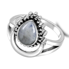 Illuminated Moon ring; Celestial moonstone jewelry; Energetic moonstone ring; Moonstone statement ring; Ethereal moonstone design; Unique celestial jewelry; Healing moonstone ring; Artisan-crafted moonstone piece; Adjustable moonstone ring; Elegant lunar-inspired jewelry; Bohemian moonstone accessory; Natural stone ring; Dazzling moonstone elegance; Celestial-themed ring; Mystical moonstone collection; Handmade moonstone jewelry;