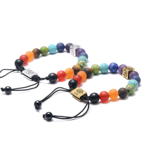 7 chakras bracelet; Tree of Life bracelet; Handcrafted gemstone jewelry; Unique design for spiritual balance and harmony; Artisan-crafted accessory; Ethically sourced materials; Gift for holistic wellness seekers; Stylish and vibrant for everyday wear; Durable and fashionable; Beautifully detailed tree of life charm; Unique spiritual gift; Bracelet for aligning chakras and enhancing energy flow; Natural stones for emotional healing and stability; Lightweight and comfortable; Ideal for meditation practices; 