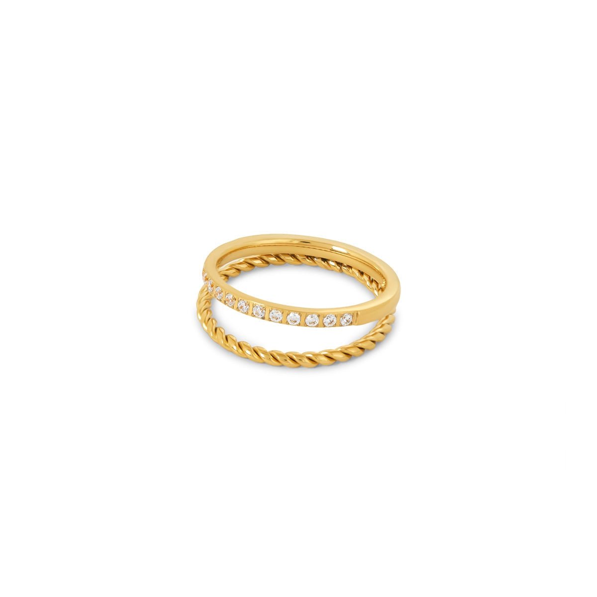 aurora crystals ring; 18k gold-plated ring; gold-plated crystal ring; elegant aurora design; sparkling crystals; luxury gold-plated ring; stylish and radiant; high-quality gold ring; aurora ring with crystals; modern gold accessory; radiant gold finish; perfect for special occasions; gold statement ring; fashion-forward jewelry; sophisticated and elegant; sparkling crystal stones; durable gold craftsmanship; timeless beauty; chic and versatile;