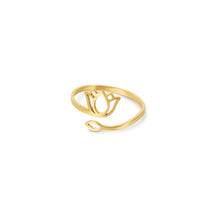 lotus flower ring; 18k gold plated jewelry; elegant lotus ring; unique flower design; nature-inspired ring; adjustable lotus ring; gold floral ring; luxury statement piece; meaningful jewelry; spiritual symbol ring; beautiful gift for her; delicate gold ring; handmade gold jewelry; bohemian style ring; trendy accessories; women's fashion ring; gold-plated elegance; lotus blossom ring; timeless design; versatile everyday ring; special occasion jewelry; fashion ring for women;