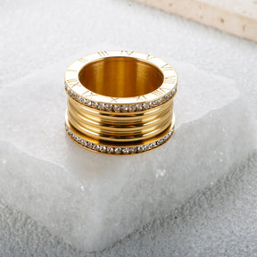 Imperial luxury ring; 18K gold plated ring; Luxury gold ring; Imperial gold ring; High-end gold jewelry; 18K gold imperial ring; Gold plated luxury ring; Premium gold plated ring; Elegant gold ring; 18K imperial luxury ring; Gold plated statement ring; Imperial design gold ring; Royal gold plated ring; 18K gold plated luxury accessory; Sophisticated gold plated ring;