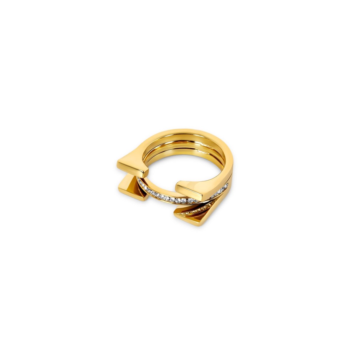 Truth ring; 18k gold plated ring; elegant and timeless; luxury gold jewelry; statement ring; classic gold design; perfect gift for her; gold-plated beauty; minimalist gold ring; high-quality craftsmanship; trendy and fashionable; sophisticated accessory; bold and stylish; versatile for all occasions; durable gold finish; handcrafted ring; modern elegance; chic and refined; lightweight and comfortable; luxurious shine; perfect everyday ring;