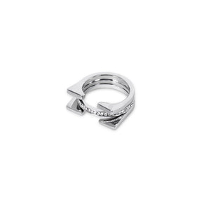 Silver truth ring; embodies honesty and integrity; minimalist design for everyday wear; handcrafted with care and precision; symbolizes strength and personal growth; ideal for those who value authenticity; perfect gift for loved ones; complements any jewelry collection; versatile piece for stacking or solo wear; made with high-quality silver; timeless and elegant accessory; suitable for any occasion; a statement piece with a powerful message; great for layering with other rings; 