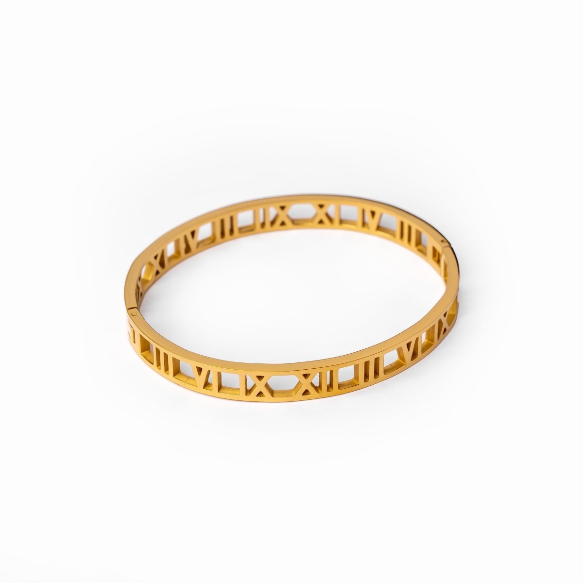 18K Gold-Plated Roman Numerals Bracelet | Saint Lazuli