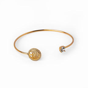 18K Gold-Plated Tree of Life Bracelet | Saint Lazuli