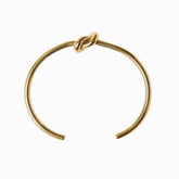 18K Gold-Plated Bracelet with Central Knot | Saint Lazuli