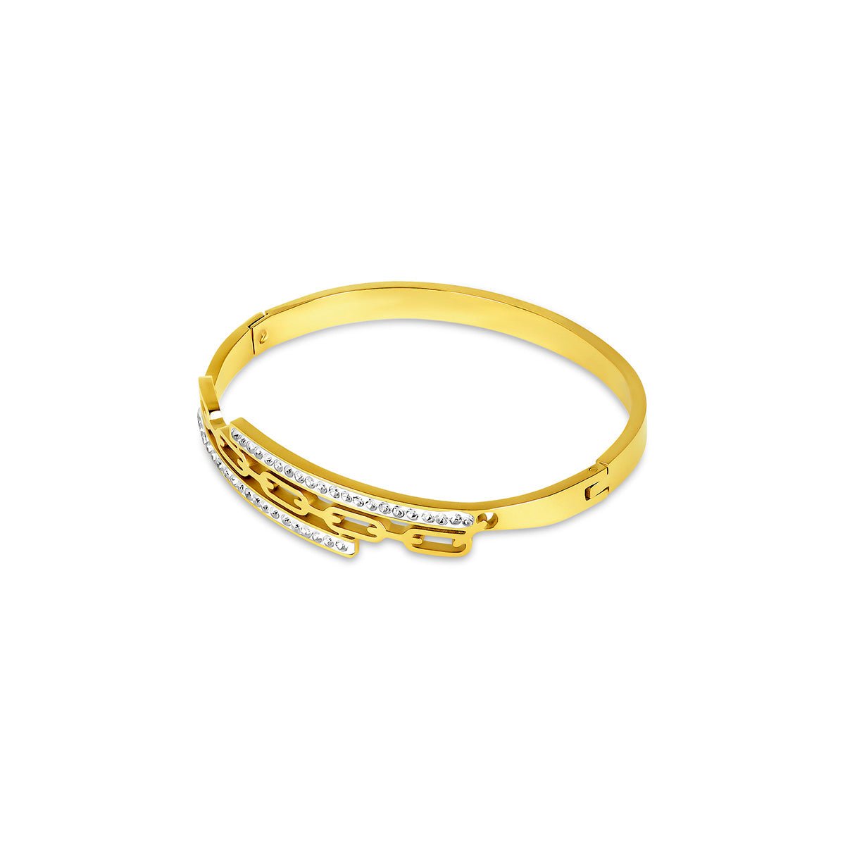 18K Gold-Plated Screw Cuff Bracelet | Saint Lazuli