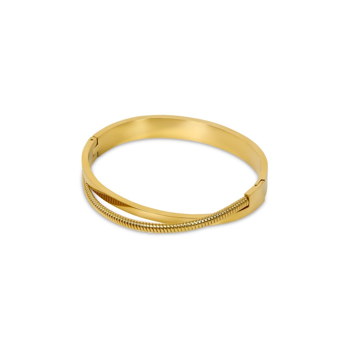 Gold-plated bracelet; elegant accessory; discreet luxury; sophisticated fashion; refined style; golden shine; delicate jewellery; luxurious detail; elegant design; impeccable finish; perfect gift; timeless fashion; versatile accessory; classic beauty; subtle glamour; feminine style; high quality; exclusive piece; golden charm; touch of elegance.