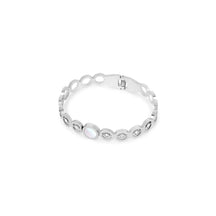 Olivia Zirconia Stone Bracelet - Silver | Saint Lazuli