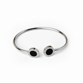 Onyx Bracelet - Silver | Saint Lazuli