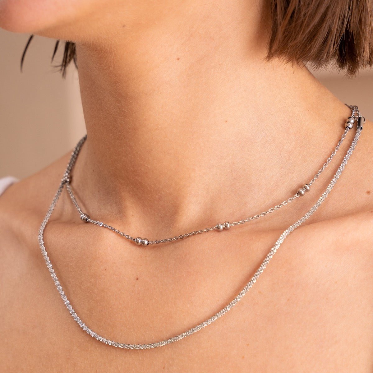 Dely Necklace - Silver | Saint Lazuli