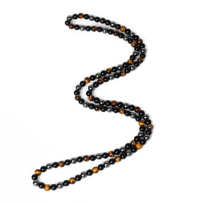 Triple protection necklace; Symbol of protection, power, and balance; Handcrafted artisan jewelry; Unique design for spiritual strength; Ethically sourced materials for conscious living; Perfect gift for those seeking inner strength; Enhances personal energy and resilience; Durable and stylish for everyday wear; Lightweight and comfortable for all-day use; Ideal for layering with other necklaces; Represents harmony and well-being; Thoughtful gift for special occasions;