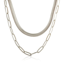 Antonela Mix Necklace - Silver | Saint Lazuli