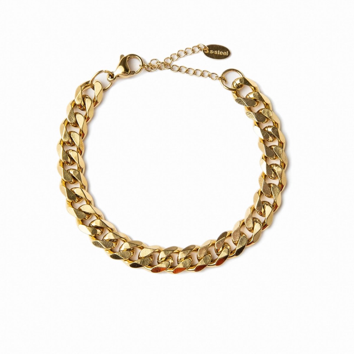 Pulseira de corrente Petra banhada a ouro 18K | São Lazuli