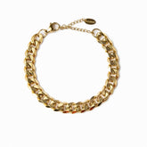 Pulseira de corrente Petra banhada a ouro 18K | São Lazuli