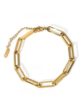 18K Gold-Plated Celina Chain Link Bracelet | Saint Lazuli