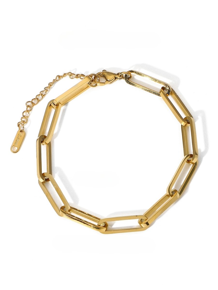 18K Gold-Plated Celina Chain Link Bracelet | Saint Lazuli