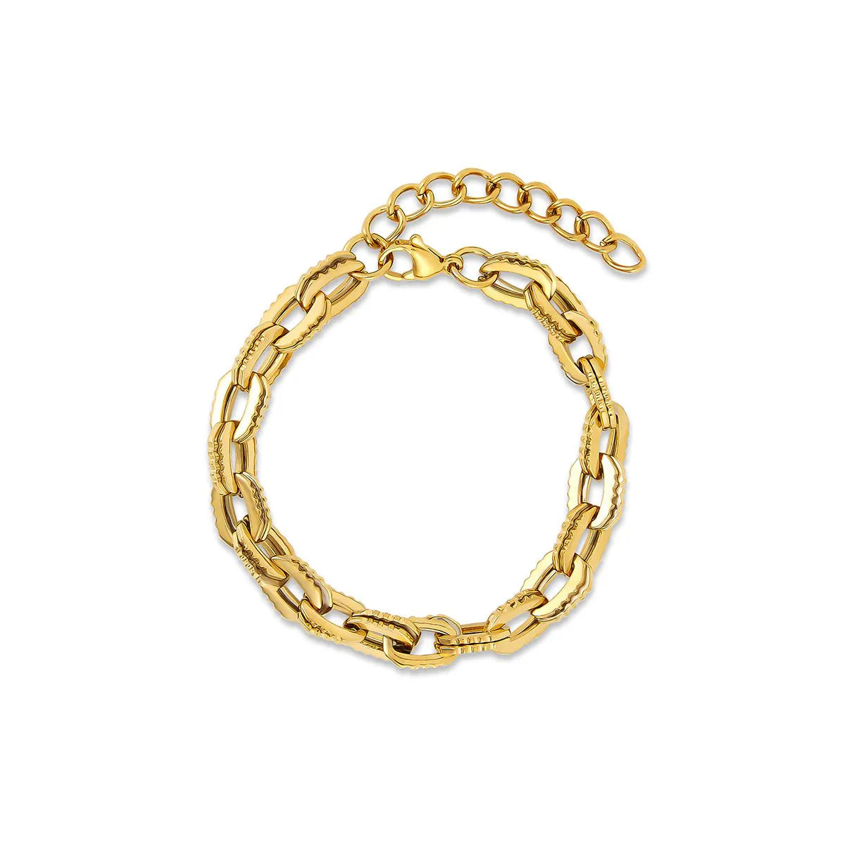 18K Gold-Plated Chunky Link Bracelet | Saint Lazuli