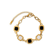 Bracelet mono carré plaqué or 18 carats | Saint Lazuli