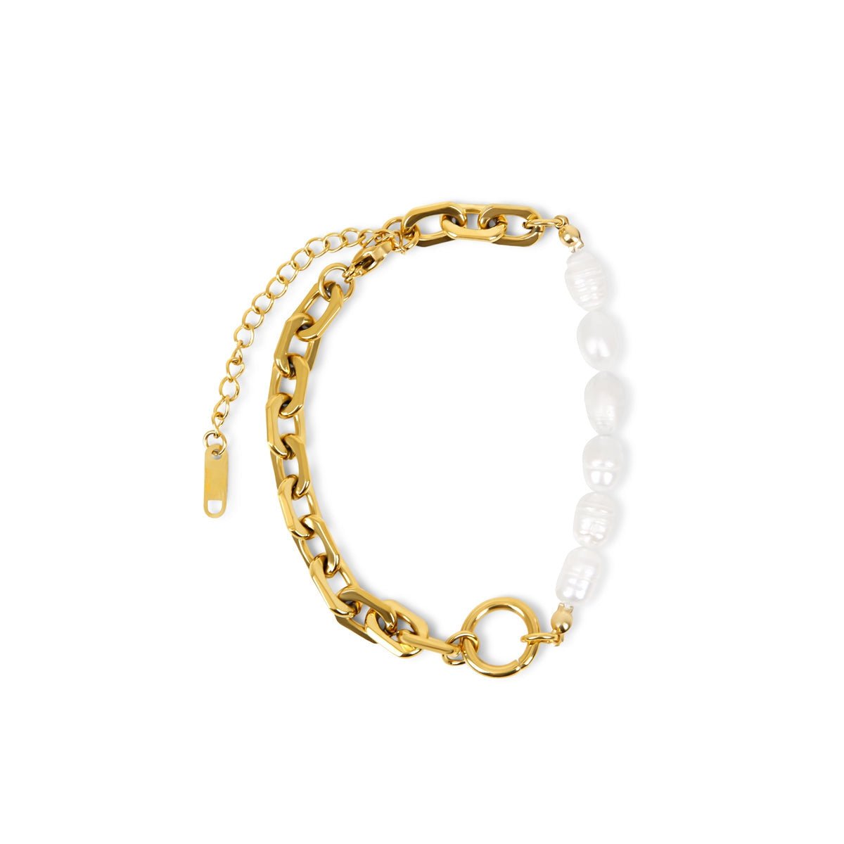 18K Gold-Plated Mood Pearl Bracelet| Saint Lazuli