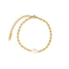 18K Gold-Plated Persia Pearl Bracelet | Saint Lazuli