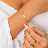 18K Gold-Plated Persia Pearl Bracelet | Saint Lazuli