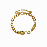 18K Gold-Plated Serpent Bracelet | Saint Lazuli