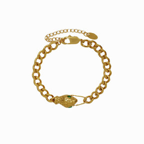 18K Gold-Plated Serpent Bracelet | Saint Lazuli